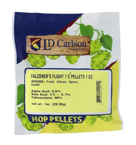 Vista 2 de Falconer's Flight 7C's Hop Pellets 3 oz.