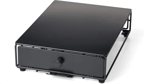 Vista 9 de Nifty Solutions Capacity Nifty - Mini acabado negro rodante, compatible con K-Cups, soporte de paquete de 24 cápsulas, cajón de almacenamiento