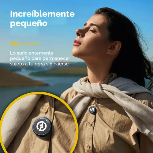 Vista 2 de Hollyland Lark M2 - Micrófono inalámbrico Lavalier para iPhone/Android/cámara/PC/portátil con conector Lightning/USB-C, 48 KHz 24 bits, rango