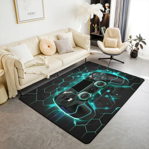 Vista 15 de Erosebridal Cowboys - Alfombra antideslizante de 3 x 5 pies, alfombra de caballos occidentales, tapete decorativo para interiores, montañas