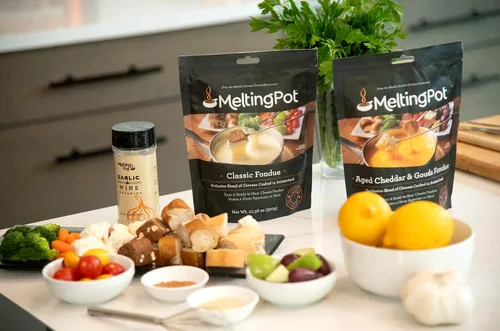 Vista 8 de The Melting Pot Condimento para ajo y vino – Mezcla de condimentos de ajo sabrosa de los restaurantes The Melting Pot para carne, mariscos