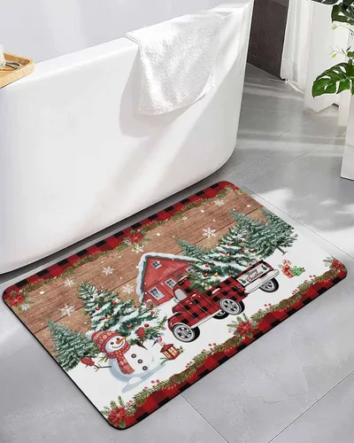 Vista 10 de Tapete de baño gris degradado para bañera, antideslizante, de secado rápido y absorbente, tierra de diatomeas, cocina, ducha, fregadero, lavable