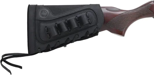 Vista 17 de Cartucho de culata de cuero para rifles calibre 12 o calibre .30-30 .308 Caza bolsa de munición bolsa de bolsa de bolsa de mano derecha escopeta