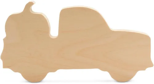 Vista 9 de Recorte de calabaza de madera gruesa de 4 x 4-3/4 pulgadas, decoración rústica de calabaza escalonada, decoración de otoño de Acción de Gracias, por