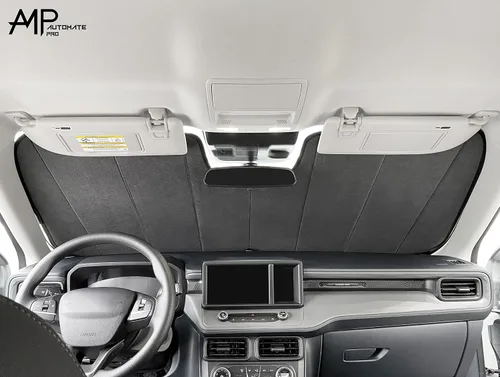 Vista 4 de Parasol plegable para parabrisas de ajuste personalizado para Nissan Z Coupe 2023 2024, bloqueo solar compacto, bloquea los rayos UV, protector