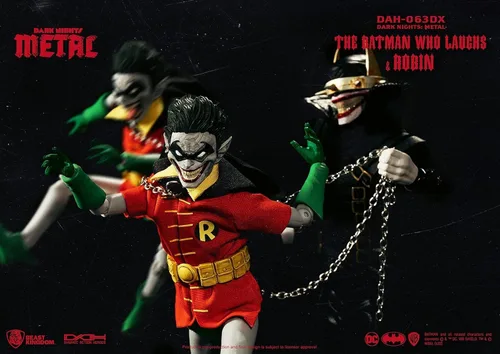 Vista 4 de FCBD 2023 Dark Nights Metal: The Batman Who Laughs with Robins DAH-063 DX Figura de acción