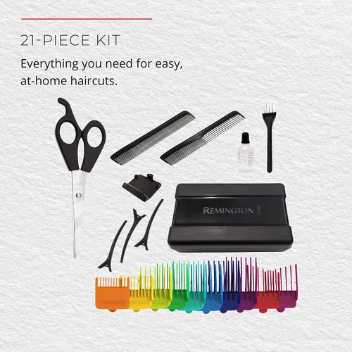 Vista 7 de Remington Kit de corte de pelo para niños con peines de color, 1 unidad