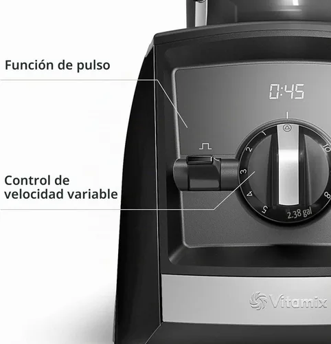 Vista 3 de Vitamix Licuadora de la serie A2300 Ascent, inteligente, de grado profesional, contenedor de bajo perfil de 64 oz, color blanco