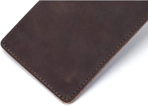 Vista 6 de Funda de cuero Crazy Horse, fundas universales para cuchillos de carne, protectores de bordes impermeables para cuchillos de chef, protectores