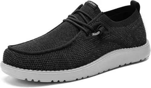 Vista 13 de 1TAZERO Zapatos sin cordones para hombre, extra anchos, ortopédicos, para diabéticos, cómodos para pies hinchados, con soporte de arco para fascitis