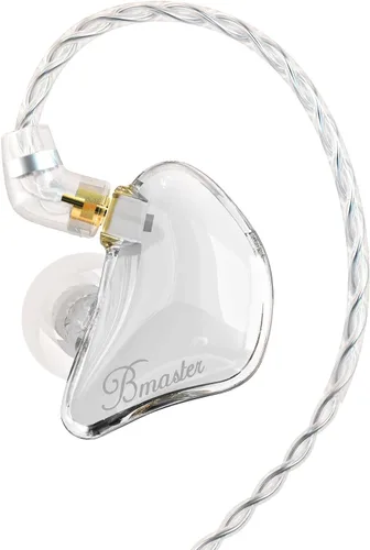 Vista 15 de BASN Bmaster Triple Drivers in Ear Monitor Auriculares (negro) iem de aislamiento de sonido con dos cables mmcx desmontables, kit de transporte