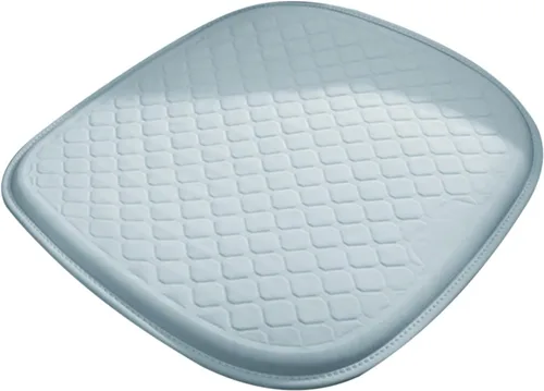 Vista 10 de Cojín suave de panal de abeja de 48 x 49 pulgadas, cojín de asiento de gel refrescante, con alivio de la presión del dolor de coxis para oficina