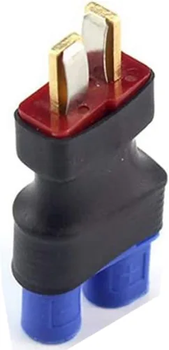 Vista 5 de Adaptador de conector de batería RC LiPo de 4 piezas compatible con EC3 a T macho hembra conectores ESC cargador
