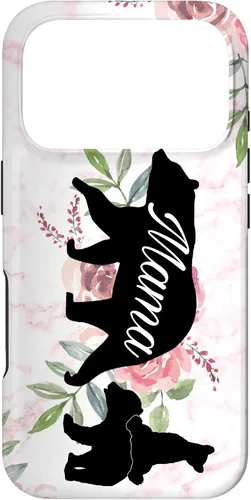 Vista 30 de Mama Bear Mom Gift Phone Holder - 2 Cubs Kiddo Mom Case for iPhone 17
