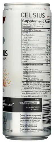 Vista 4 de CELSIUS Fitness - Bebida energética de 12 onzas líquidas, cola espumosa (paquete de 24)