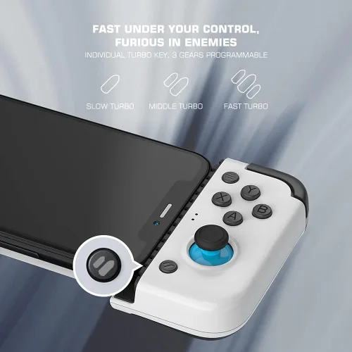 Vista 4 de GameSir X2 Lightning Gamepad Móvil Game Controller para iOS, controlador de teléfono con cable para iPhone, compatible con juegos MFi Apple Arcade