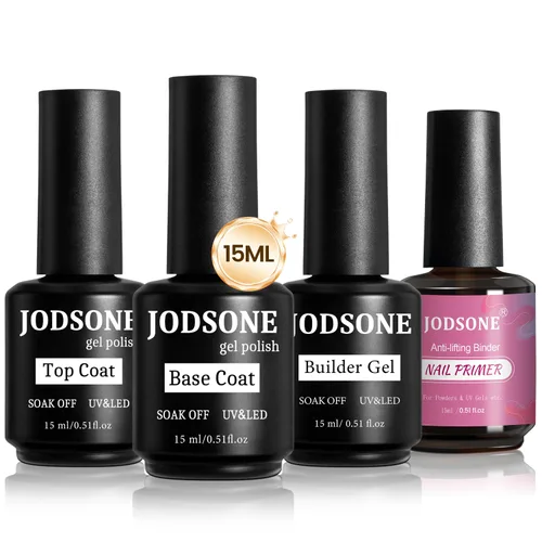 Vista 9 de JODSONE 15 ml de esmalte de uñas en gel, capa base, brillo, secado rápido, duradero, se elimina con remojo, transparente, sin necesidad de limpieza