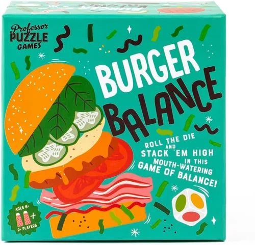 Vista 5 de Professor PUZZLE Foodie Games - Juego de apilamiento de equilibrio de hamburguesas