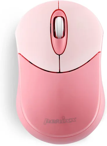 Vista 10 de Perixx PERIMICE-802B - Mouse inalámbrico Bluetooth, diseño portátil para Windows, iOS y tabletas Android, goma negra