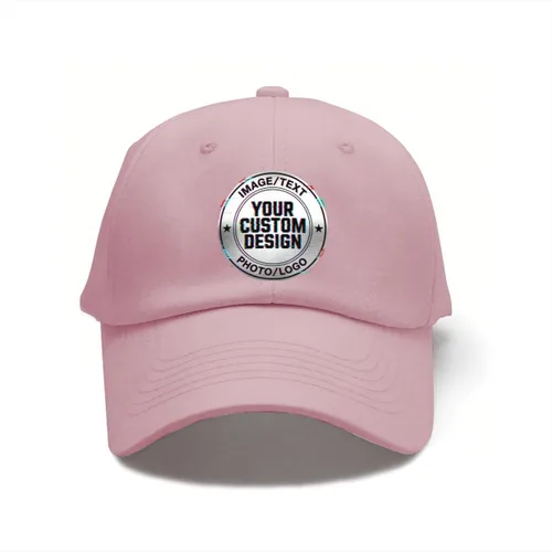 Vista 21 de Sombrero personalizado a granel Agregue su propio diseño aquí Sombreros personalizados Gorra de béisbol personalizada Hombres y mujeres
