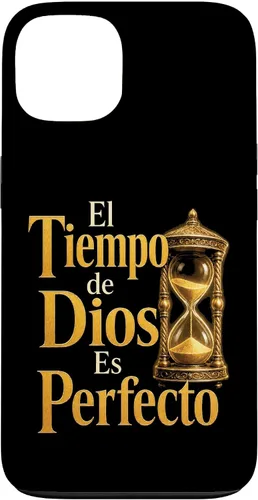 Vista 7 de Fe Cristiana El Tiempo De Dios ES Perfecto Hourglass Case for iPhone Air