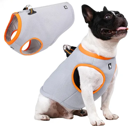 Vista 6 de JUXZH Chaleco de enfriamiento para perros, chaqueta de enfriamiento Verde