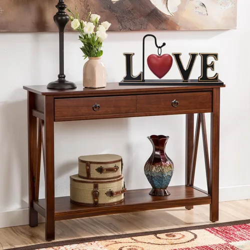 Vista 4 de Letrero decorativo de madera con letras de bloques de letras independientes, centro de mesa de madera, mantel rústico, decoración de chimenea