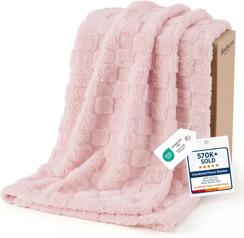 Vista 22 de Bedsure GentleSoft - Manta verde salvia para sofá, manta de forro polar a cuadros, regalos de Navidad para mujeres, hombres y niñas, bonita manta