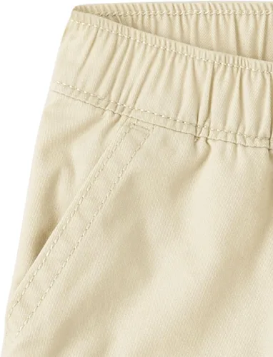 Vista 2 de The Children's Place Pantalones cortos de algodón para niñas pequeñas sombrero de paja