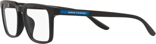Vista 3 de AX ARMANI EXCHANGE Men's Ax3081f Low Bridge Fit Rectangular Prescription Eyewear Frames