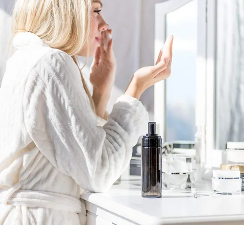 Vista 6 de Forever Flawless Limpiador facial exfoliante y espumoso y desmaquillante con polvo de diamante 100% natural, limpieza profunda para poros de mujeres