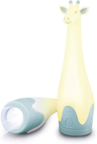 Vista 9 de Zazu Kids Luz nocturna antorcha linterna jirafa juguete - Niños LED inalámbrico rosa lámpara, luz de noche, múltiples opciones de color, apagado