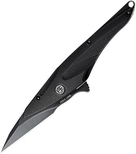 Vista 6 de Petrified fish PFE10 - Cuchillo plegable para colibrí, hoja de satén M390 de 1.06 pulgadas, mango de titanio de 1.05 onzas, cuchillo de bolsillo