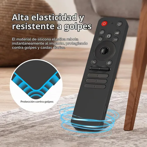 Vista 4 de LEFXMOPHY Funda para LG MR25GA Funda protectora remota compatible con LG OLED Smart TV C5 B5 G5 M5 Series Remote 2025 - Negro