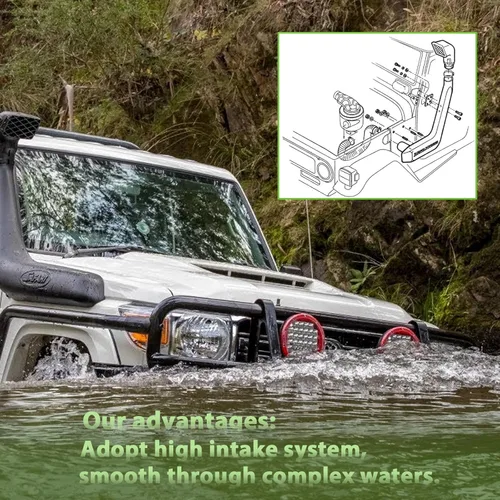 Vista 3 de SCITOO Kit de snorkel de coche Asamblea reemplazo para SUZUKI PARA JIMNY M16A M13A 2018+
