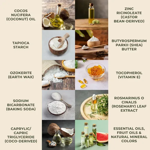 Vista 8 de Nevo Desodorante en barra multi aroma con capas Desodorante sin aluminio para mujeres y hombres Todo natural, orgánico, vegano, no tóxico