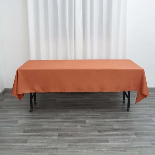 Vista 96 de Efavormart - Mantel rectangular, 60 x 102 pulgadas, resistente a las manchas y a las arrugas, lavable, mantel decorativo oblongo de tela de Amatista