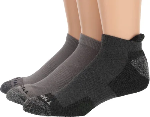 Vista 30 de Merrell Paquete de 3 calcetines de senderismo para mujer (pestaña de corte bajo/cuarto/tripulación)