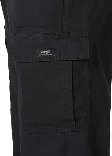 Vista 6 de Wrangler Authentics Mens Relaxed Fit Stretch Cargo Pant