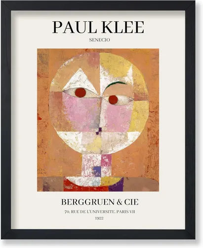 Vista 77 de Poster Master Póster vintage de Paul Klee – Impresión retro de cómicos – Arte de dibujo – Arte abstracto – Regalo para hombres y mujeres – Estilo-09