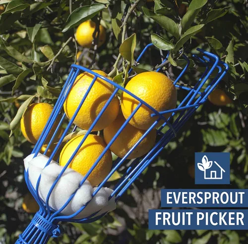 Vista 5 de EVERSPROUT - Cesta para recoger frutas, no incluye poste, solo cabeza