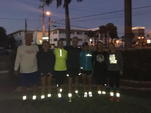 Vista 4 de Calcetines de ciclismo y running altamente reflectantes - Seguridad nocturna