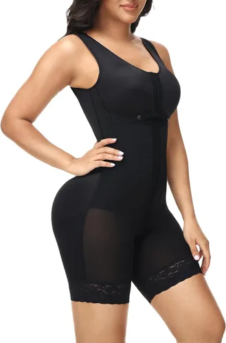 Vista 2 de M MYODRESS Fajas Colombianas Moldeadoras Shapewear Tummy Control Post Surgery Compression Garment Postpartum Full Body Shaper