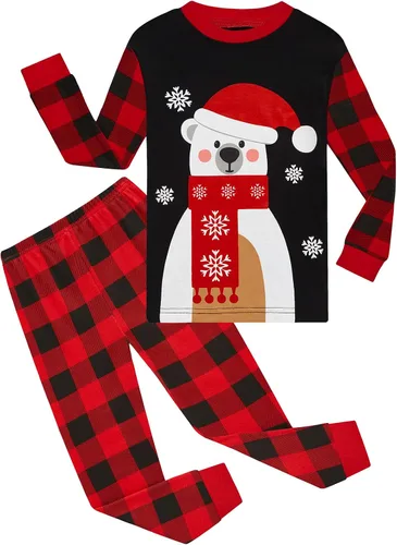 Vista 71 de Demifill Conjunto de pijamas de Halloween para niños y niñas, pijamas de Navidad, ropa de dormir para niños y niñas