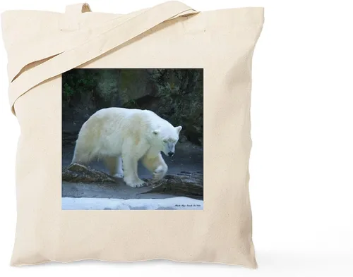 Vista 20 de CafePress B is for Bear Tote Bag Bolsa de asas de lona natural, bolsa de compras reutilizable