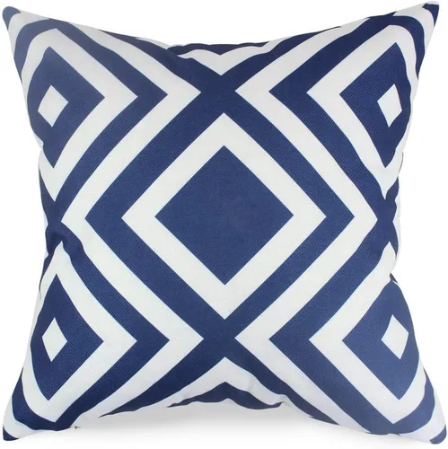 Vista 3 de Modern Homes - Funda de cojín decorativa de 100 % algodón, 16 x 16 pulgadas, color azul oscuro, para sofá o cama (juego de 5)
