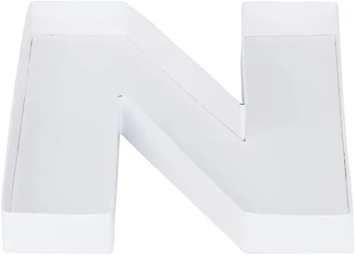Vista 28 de WENPACK 8" Pequeños Recortes de Letra de Cartón Rellenables en Forma de Papel Maché Cortados en Forma de Letra, Bandeja para Dulces, Envase