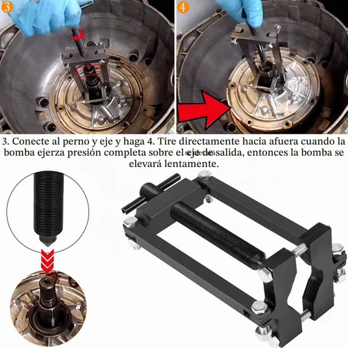 Vista 6 de 0033 Extractor de Bomba Frontal de Transmisión Universal de Alta Resistencia para Ford, Chrysler y GM, Reemplaza T-0033 y J-45053