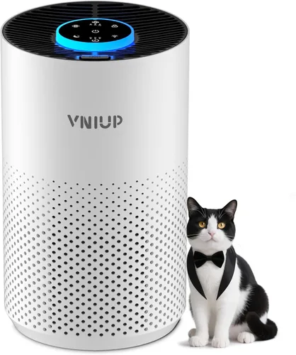 Vista 9 de Purificadores de aire para dormitorio y hogar de hasta 1350 pies cuadrados, purificadores de aire VNIUP H14 True HEPA para habitación, con función