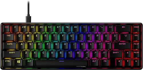 Vista 24 de HyperX Alloy Origins 60 - Teclado mecánico para juegos, factor de forma ultra compacto del 60 %, teclas PBT de doble disparo, retroiluminación LED